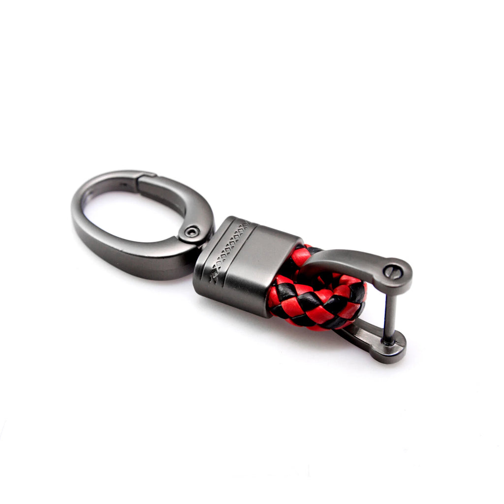 Genuine Leather Remote Fob Key Chain Ring for Universal (2010-2025)