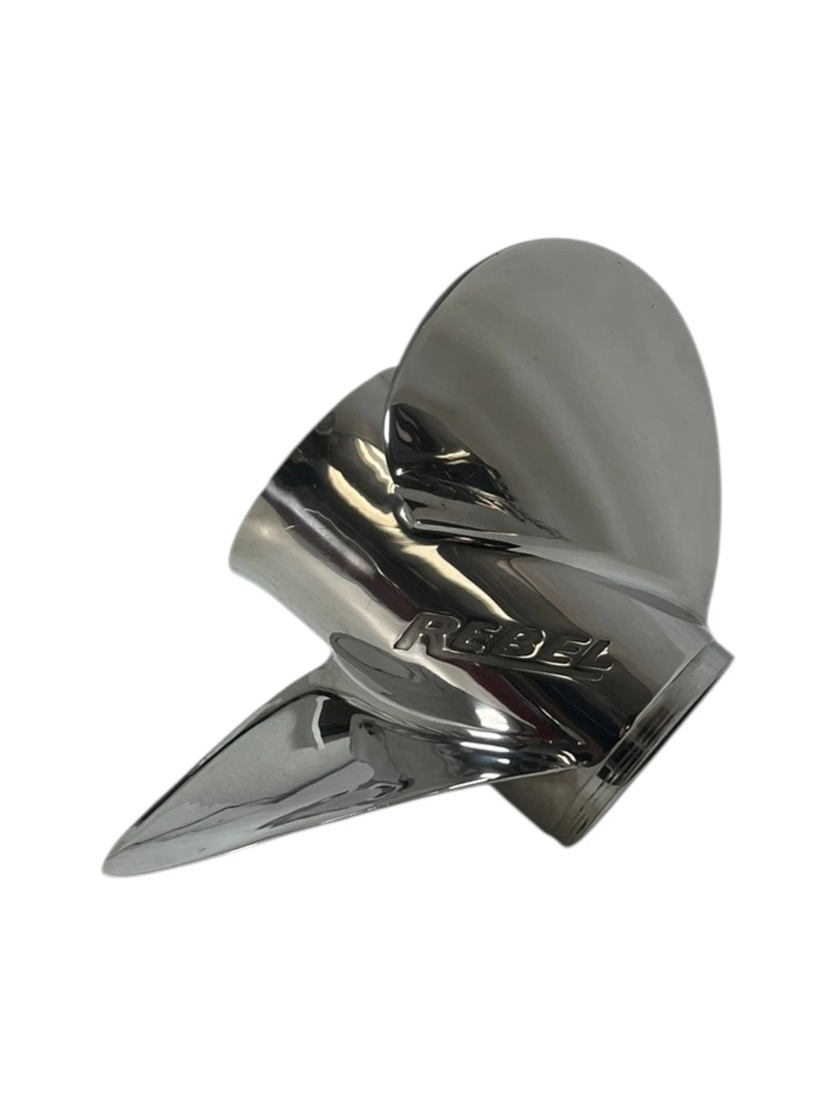 3X 15 1/8 x 20 LH Rebel Stainless Steel Propeller for Evinrude Johnson (N/A)