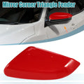Left Side Mirror Corner Triangle Fender Cover Trim for Honda Civic (2016–2019) Red