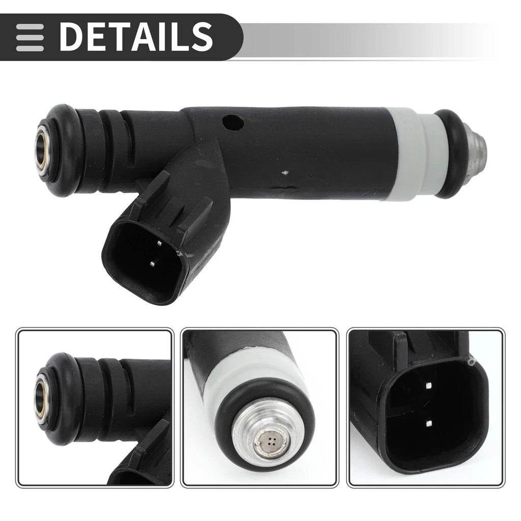 Fuel Injector No. 4L3Z-9F593-AB for Ford F-150 (2004–2008) 4.6L Black