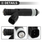 Fuel Injector No. 4L3Z-9F593-AB for Ford F-150 (2004–2008) 4.6L Black