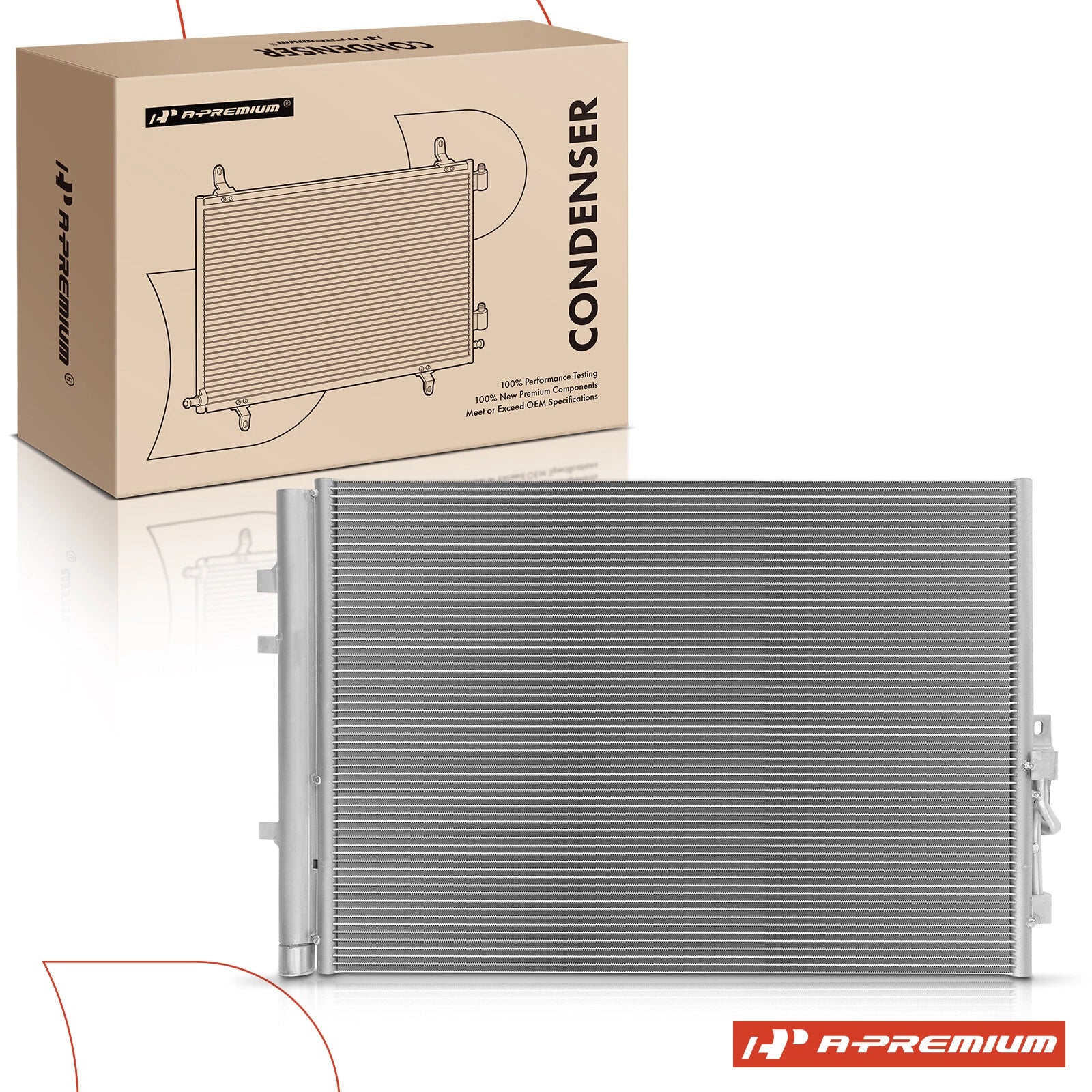 A/C Condenser with Bracket & Drier for BMW X3 (2011–2012)