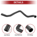 Radiator Hose for Honda Civic (1992–2000) No. 19502P08000 Rubber Black