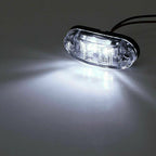 10X LED Marker Lights for Truck Trailer Oval Clearance Side Light (2.5")