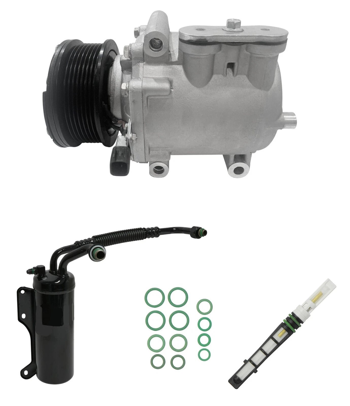 AC Compressor Kit Replacement for Ford E-450 Super Duty 7.3L (2003–2015)