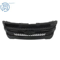 Gloss Black & Silver Gray Front Upper Grille for Ford Explorer (2011–2015)