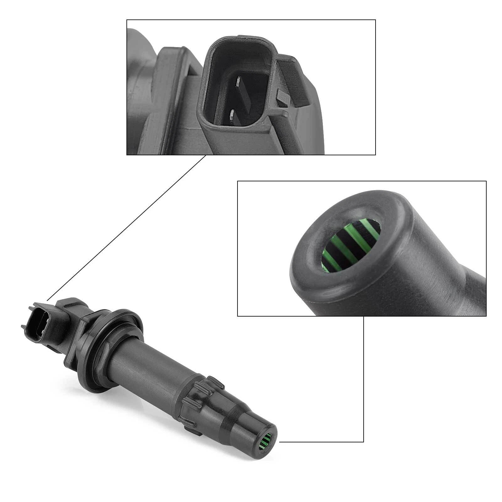 Ignition Coil for Kawasaki KX250F (2006, 2007–2010) 21121-0021 Spark Plug Cap