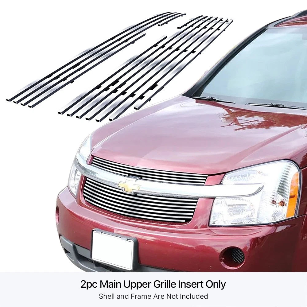 Stainless Polished Billet Grille Insert for Chevy Equinox (2005-2009)