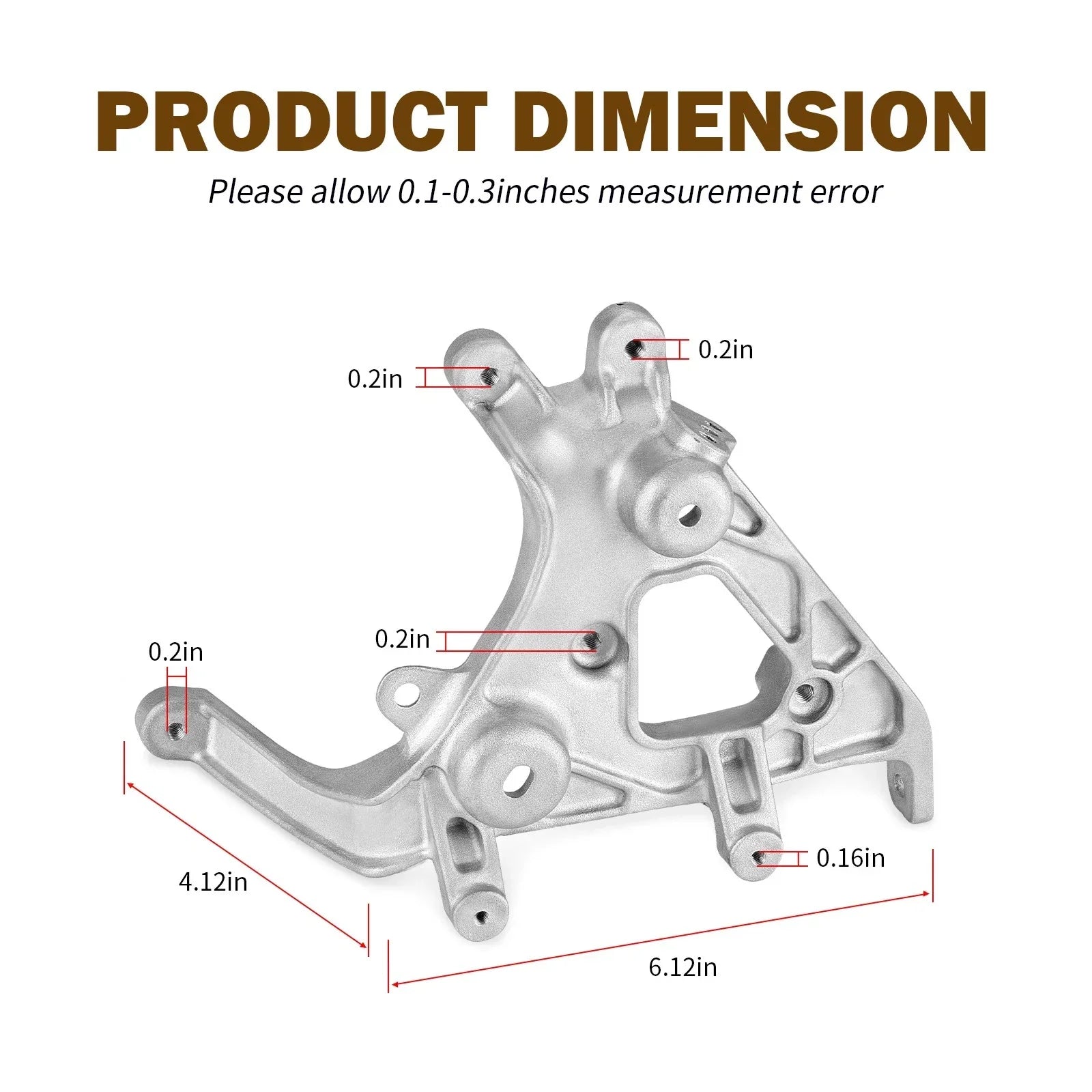 Front Fender Headlight Bracket for Yamaha Raptor 700 700R