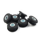 6 x Black Gas Tank Mounts for Harley Softail FXWG