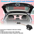 Rear Trunk Latch Lock Actuator for Mercedes-Benz E-Class W211 (2002-2008)
