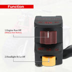 Kill Stop Off Switch Headlight for Honda ATC110 ATC185S ATC200/ATC200S ATC250R (1970–1986)