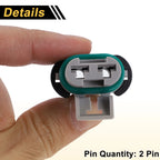 Set of 2 Pins Radiator Fan Assembly Connector Plug for Buick  No.15363993