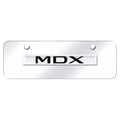 Chrome Name on Chrome Mini License Plate - Officially Licensed for Acura MDX