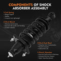 Set of 2 Rear Quick Complete Struts Shocks Springs for Honda CR-V (2007–2011)