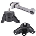 Set of 3 Engine Motor & Torque Strut Mounts for Kia Sorento (2016–2020)