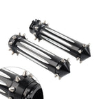 CNC Spikes 1'' Motorcycle Hand Grips for Harley Touring Dyna Softail
