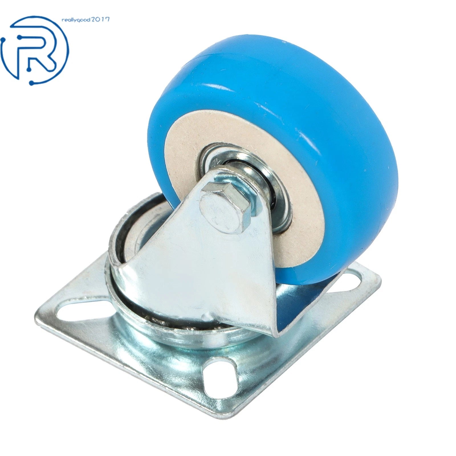 Set of 36 Blue 2-Inch 360° Casters Wheels for Tool Chest (No Brake, 65lb)