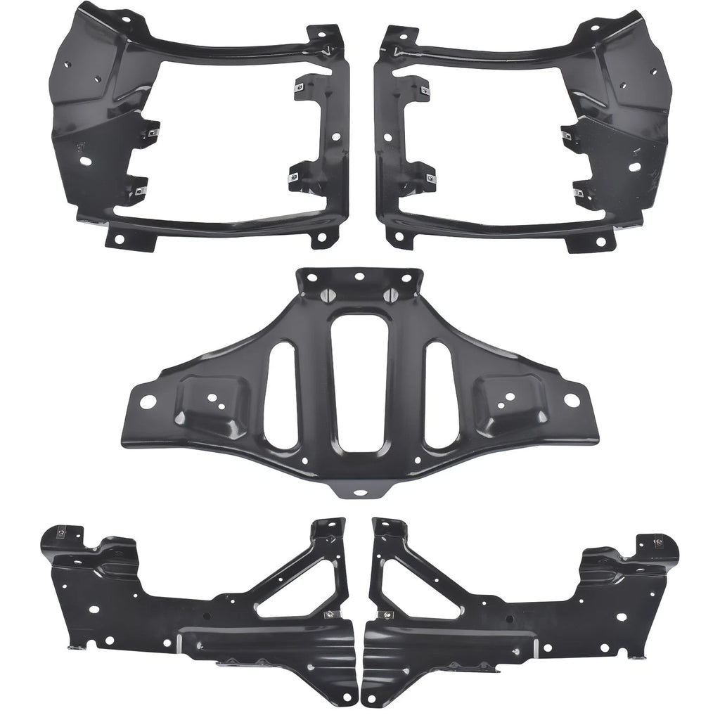 Front Bumper Support & Mount Bracket Set for Chevy Silverado 1500 (2016–2018)