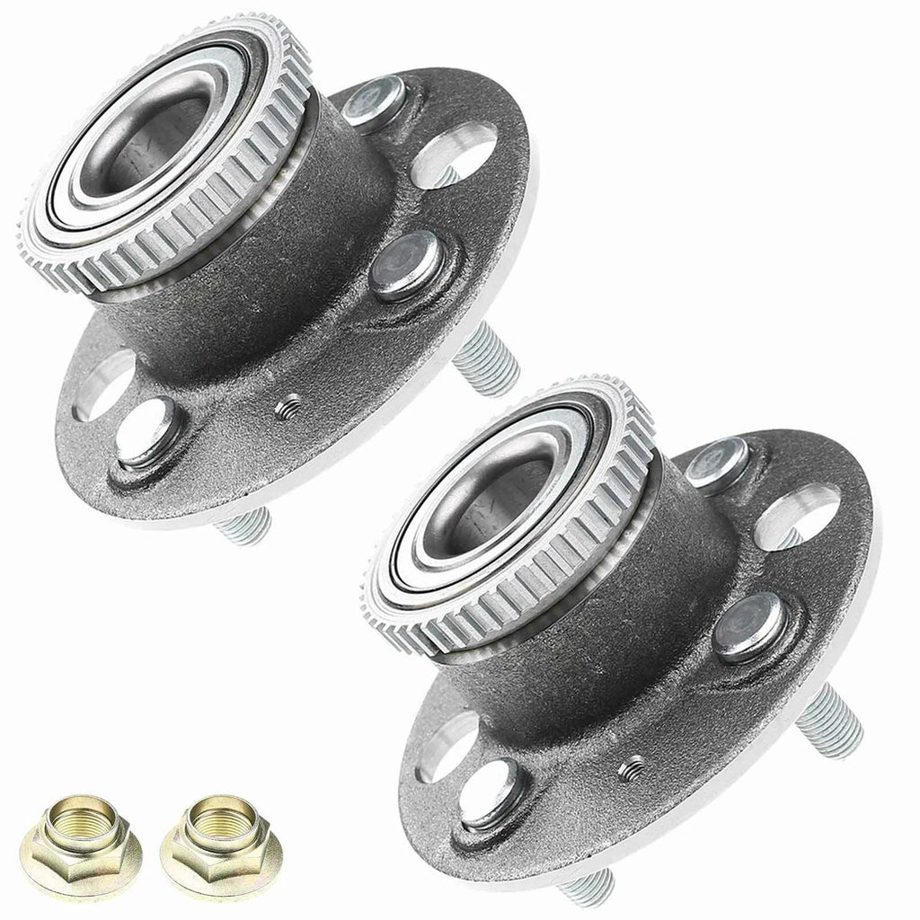 2X Rear Wheel Hub & Bearing Assembly for Honda Civic Si (2002–2003)