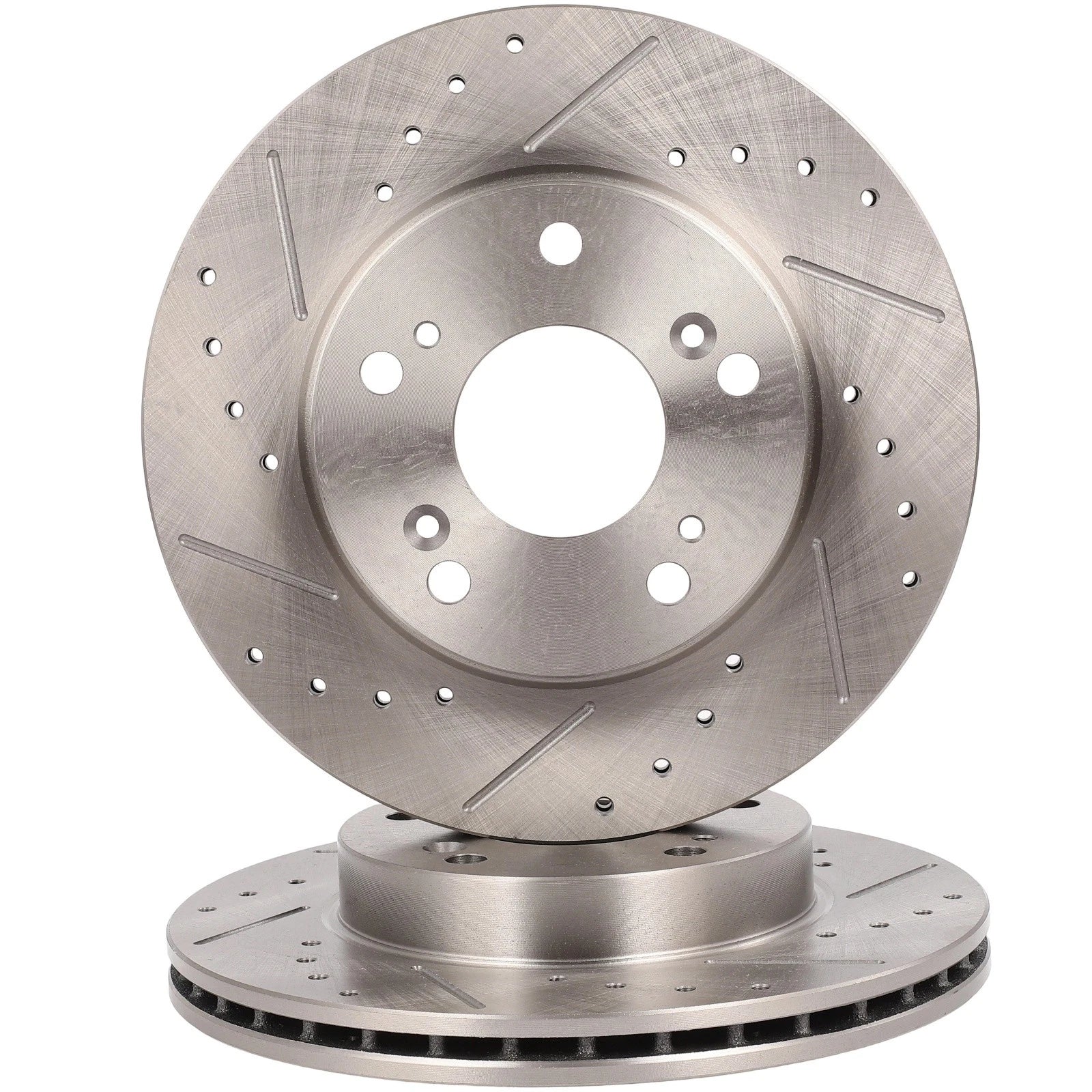 Front Drilled Slotted Brake Rotors for Acura RSX (2002–2006)