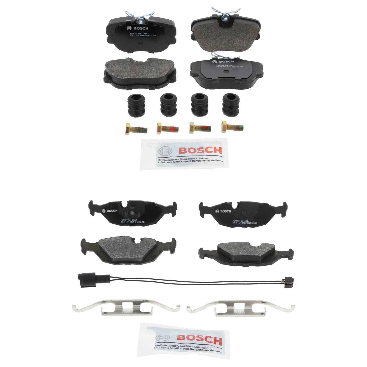 Bosch Quietcast Disc Brake Pad Kit for BMW E30 318i 325 325i (1982–1994)