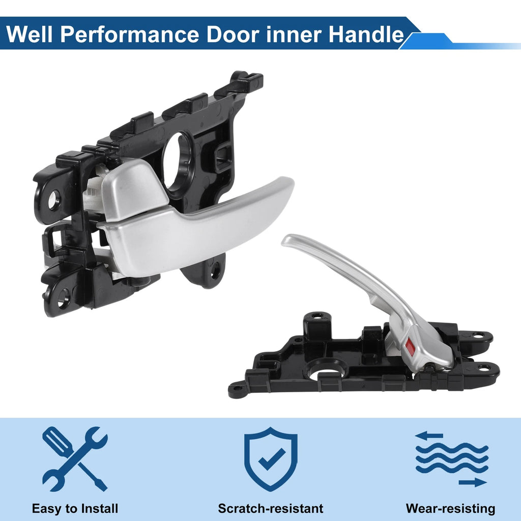 Front Passenger Side Interior Door Handle for Kia K3 (2014–2017) Black Chrome