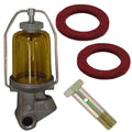 Fuel Sediment Bowl w/ 2 Gaskets & Retaining Bolt for Ford/New Holland