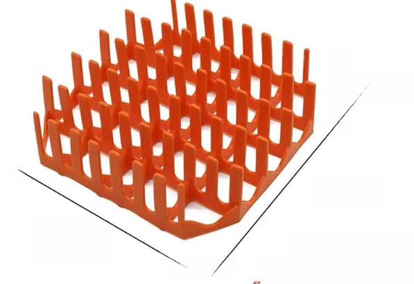 Silicone Food Rack for Air Fryer Oven Microwave Cooking Tool (20x20x6.5cm)