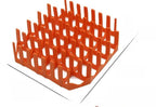 Silicone Food Rack for Air Fryer Oven Microwave Cooking Tool (20x20x6.5cm)