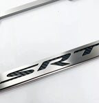 License Plate Frame Black Carbon Fiber Inlay for Dodge SRT (2008–2016)