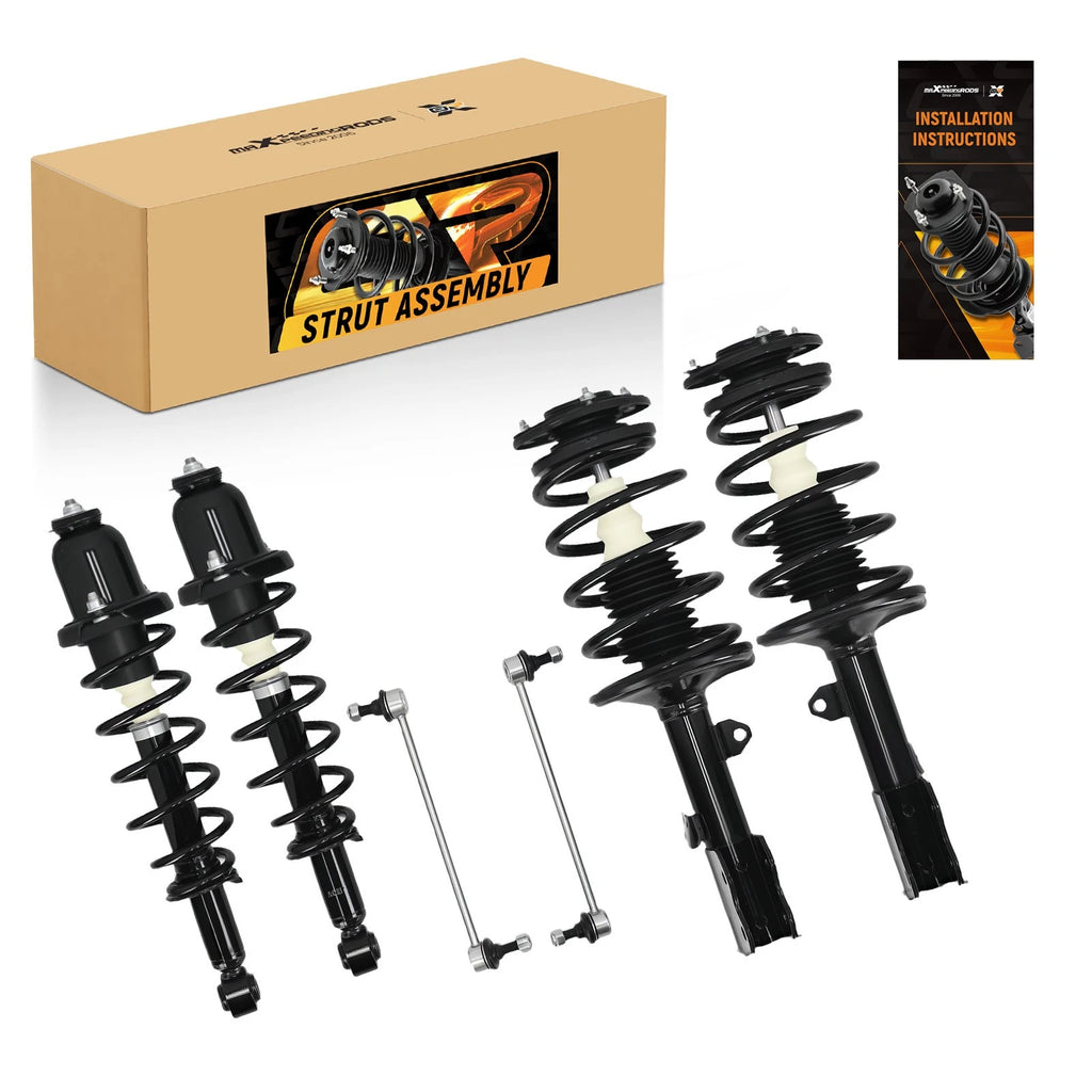 6PCS Struts & Coil Spring Sway Bar Kit for Toyota Prius (2004–2009)