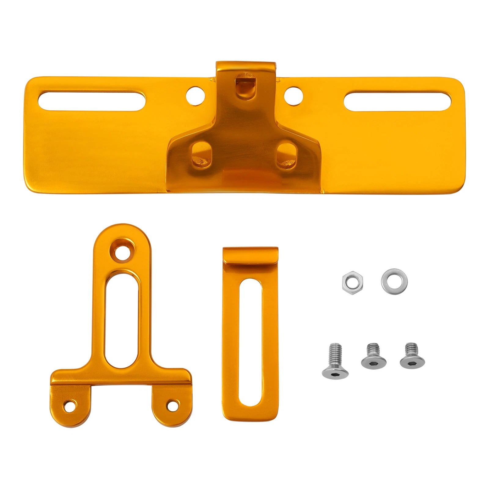 License Mount Plate Bracket for Harley Dyna (1999–2017) Softail (1999–Up)
