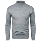 2X Long Sleeve Half Turtleneck Sweater for Men