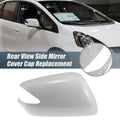 Right Side Mirror Cover Cap for Honda Fit (2009–2013) - White