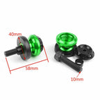 10mm Swingarm Sliders Spool for Kawasaki ZX6R ZX9R ZX10R ZX12R ZX14R Z1000 (2000–2023)