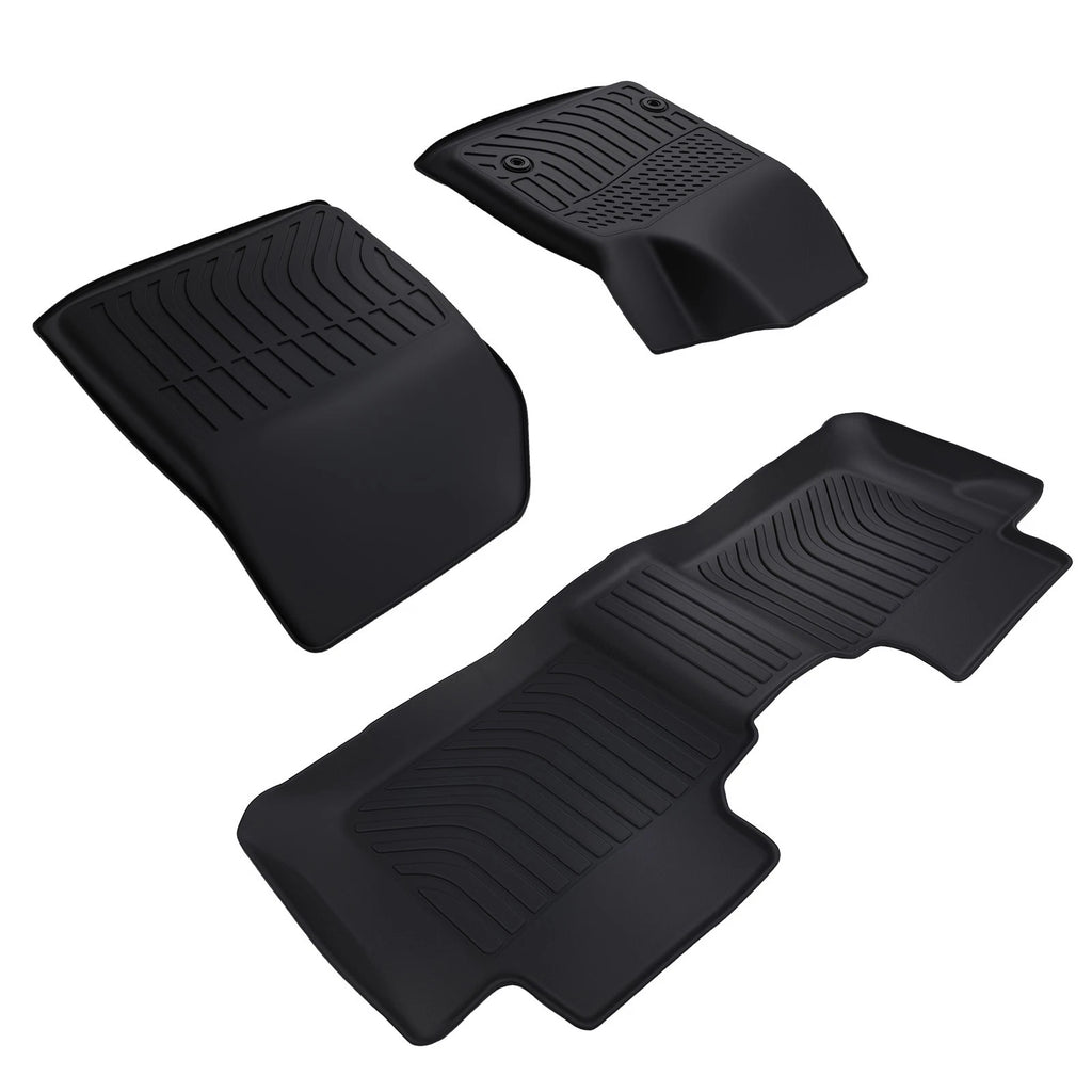 All Weather Black Floor Mats Liner for Chevrolet Blazer (2019–2025)