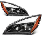 2Pcs Full LED DRL Headlights for Freightliner Cascadia (2018)