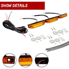 LED Front Grille Running Lights for Tundra (2014–2021) Amber Lens