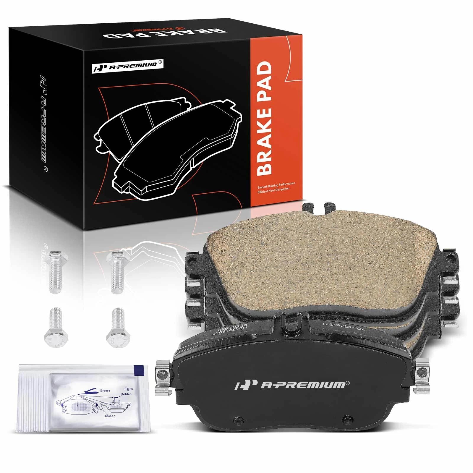 Set of 4 Front Ceramic Brake Pads for Mercedes-Benz CLA250 GLA250