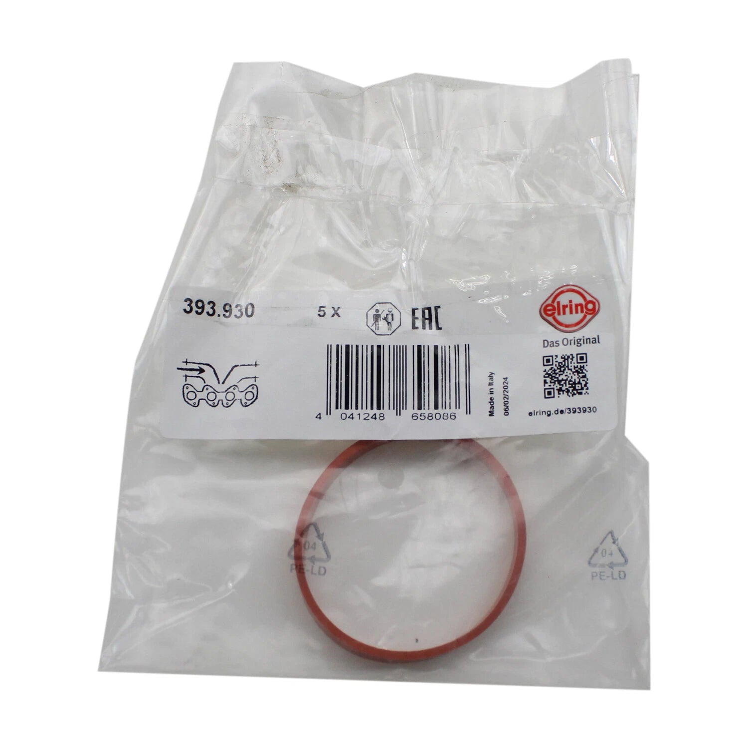 Engine Air Intake Elbow Gasket for Elring (393.930)