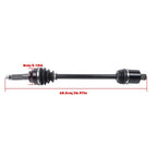 Set of 2 CV Axles for Polaris (Year Range Not Specified)