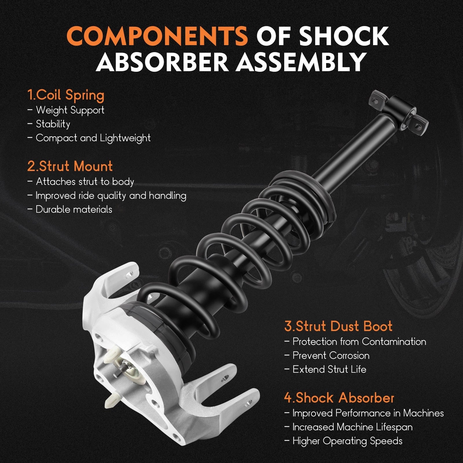 Complete Strut Assembly for Cadillac CTS (2003-2007)