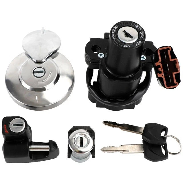Set of 4 Ignition Switch Fuel Gas Cap Helmet Seat Lock for Honda CRF250L (2013–2020)