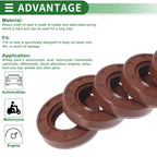 Set of 5 Oil Seal Rotary Shaft Seal FKM Rubber 19x35x8mm