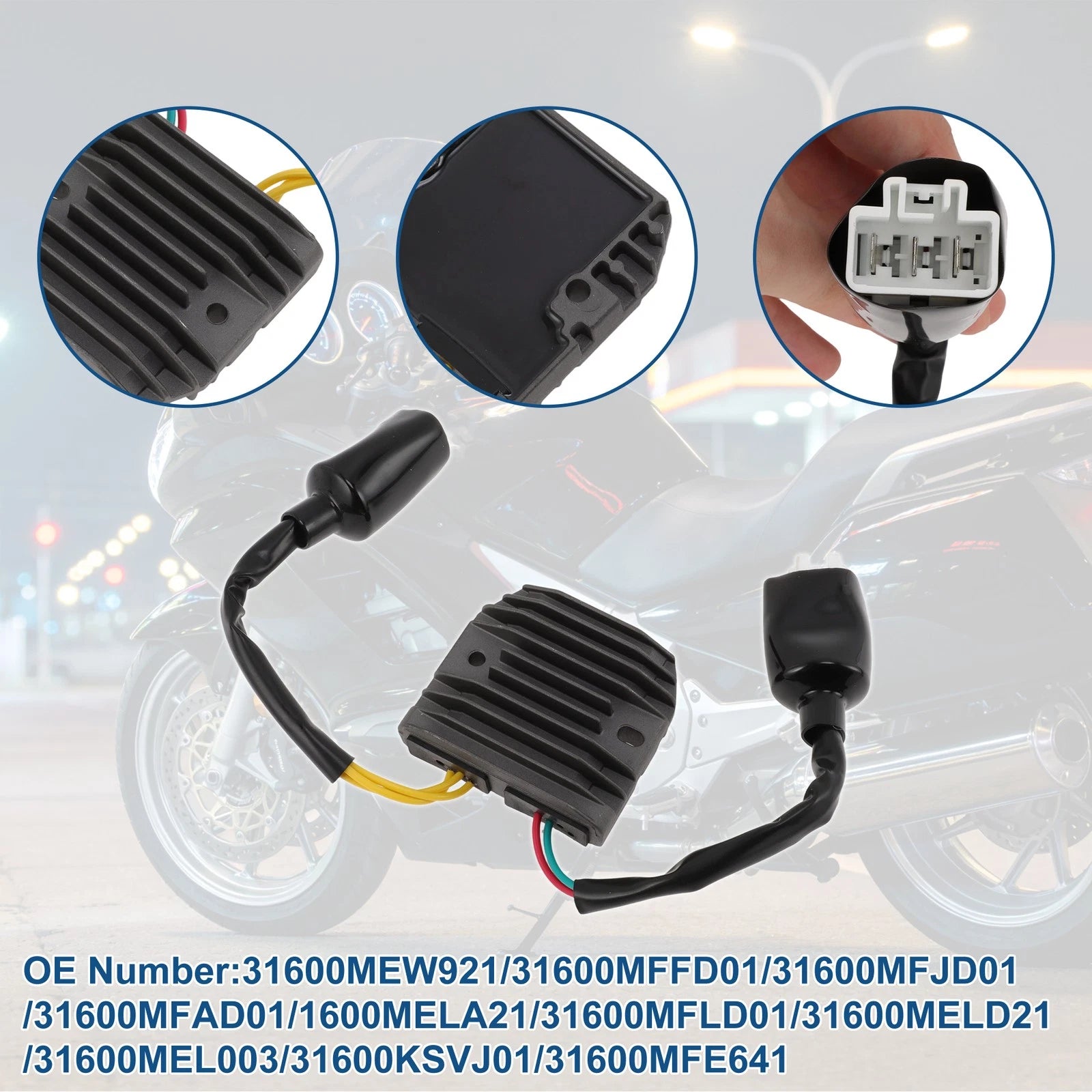 Voltage Regulator Rectifier 31600MEW921 for Honda NT700V Deauville (2006–2011)