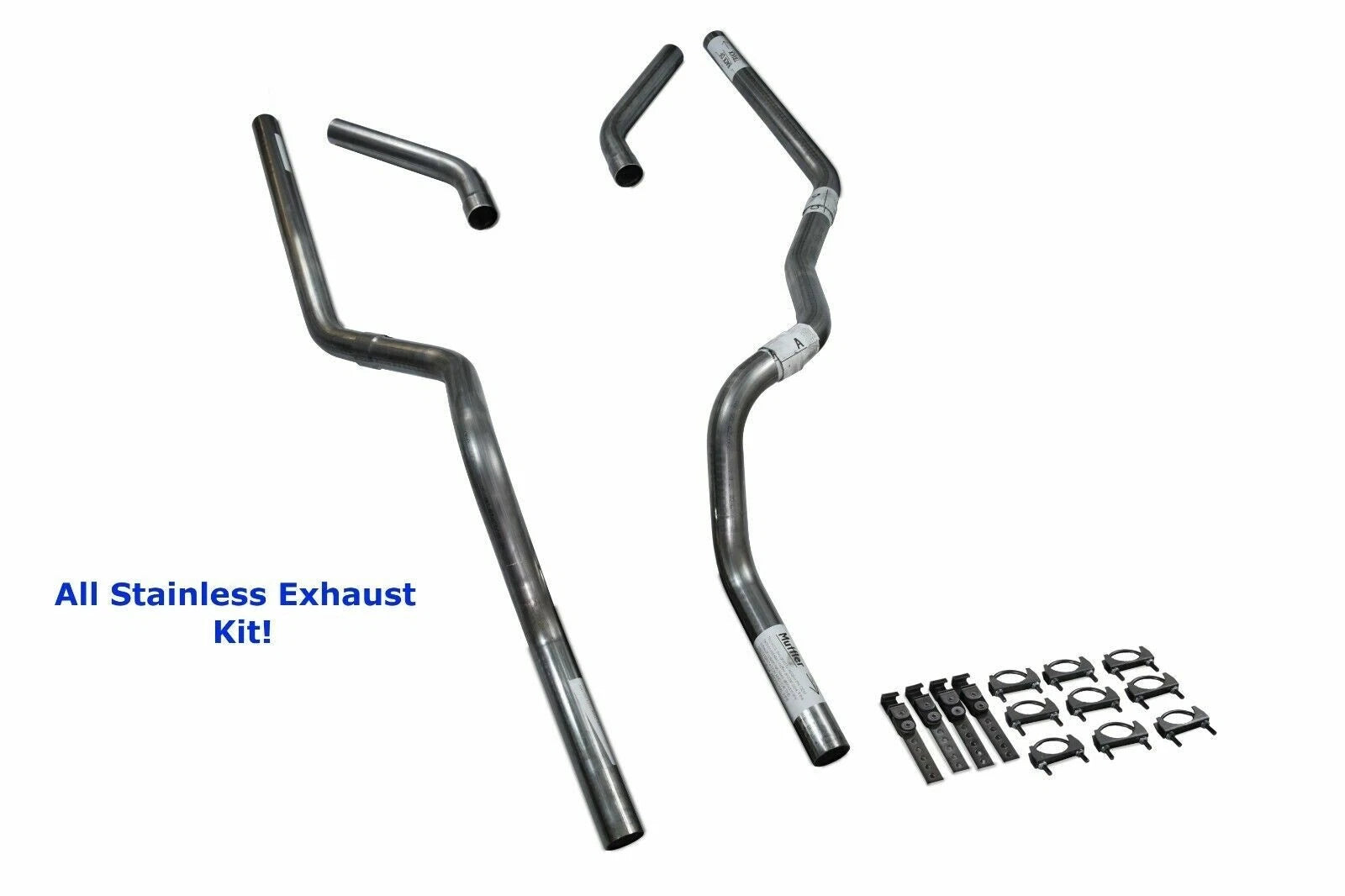 Dual Exhaust Kit for Dodge Ram 1500 (1994-2003) Corner Exit