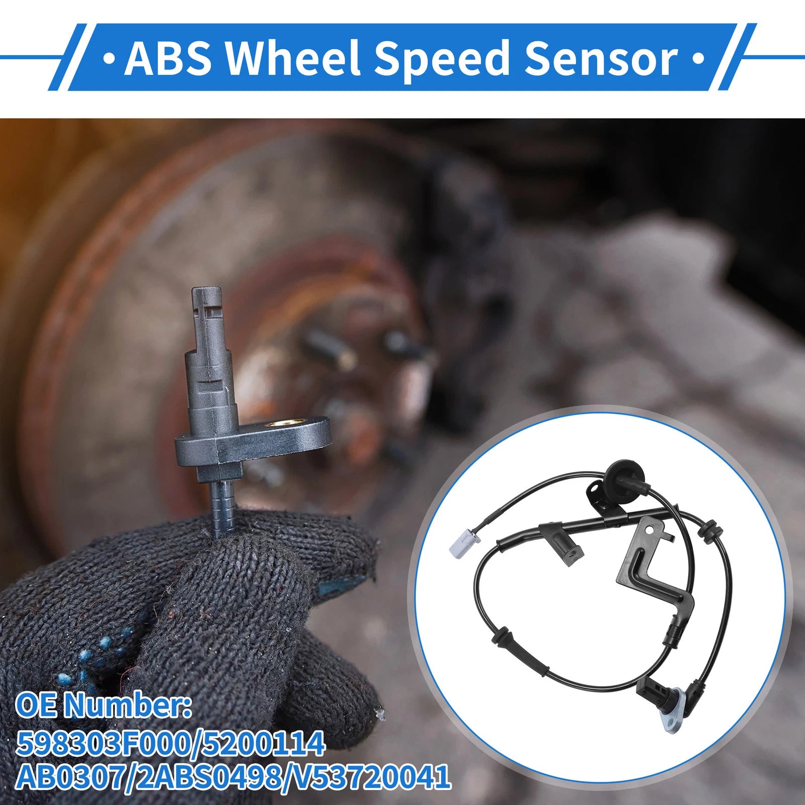 ABS Wheel Speed Sensor No.598303F000/5200114 for KIA Amanti (2004–2006)