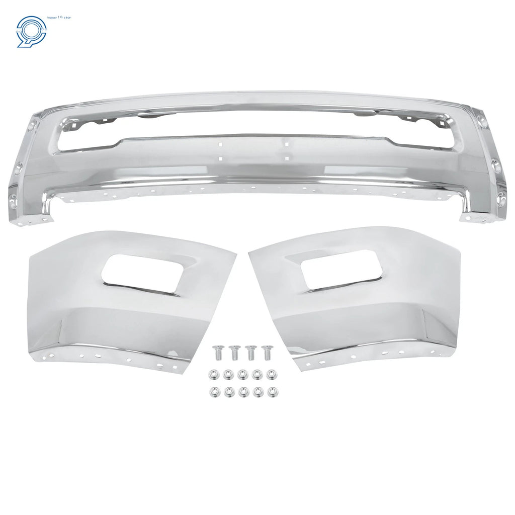 Split Front Bumper for RAM 2500 3500 (2010–2018) with Fog Lamp Holes
