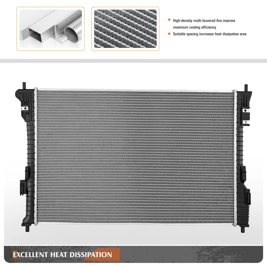 Full Aluminum Core Radiator for Ford Flex/Lincoln MKT (2013–2019) DPI-13447